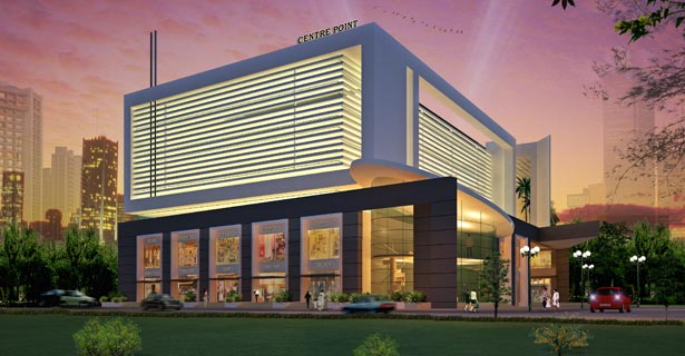commercial-complex-baner-for-pride-purple